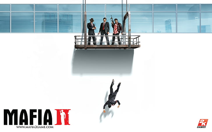 Mafia 2, Fenster, Pistole, HD-Hintergrundbild