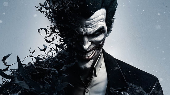 Poster Joker, Joker, Batman: Arkham Origins, video game, Batman, Wallpaper HD HD wallpaper