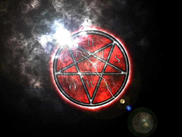 Gothic, pentagram, HD wallpaper