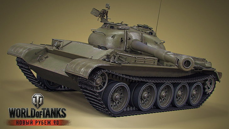 World of Tanks, tank, wargaming, video games, render, T-54, HD wallpaper