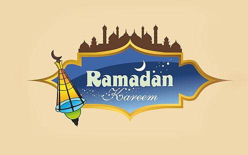 Ramadan Kareem 2015, Ramadan Kareem clip art, Festiwale / święta, Ramadan, festiwal, księżyc, 2015, Tapety HD HD wallpaper