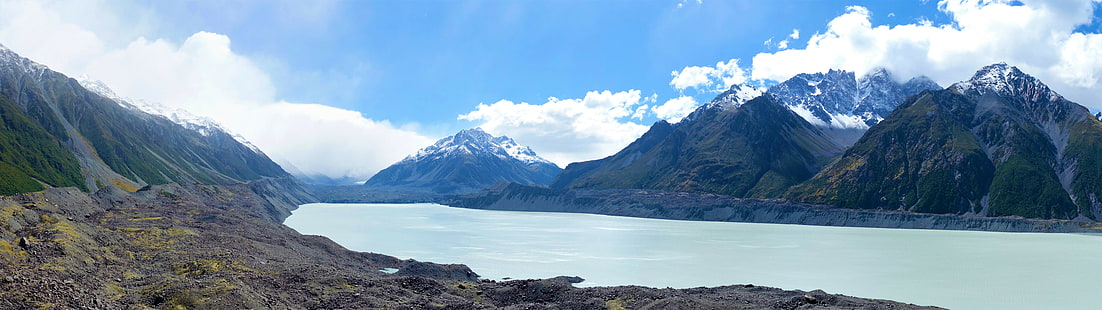 Новая Зеландия, гора Кука, пейзаж, HD обои HD wallpaper