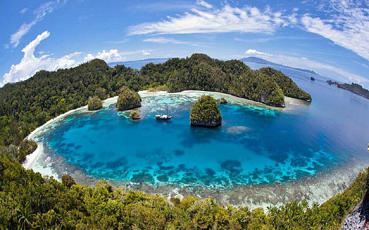 Raja Ampat Tropics Islands Indonesia Desktop Wallpaper Hd 5200×3250, HD wallpaper