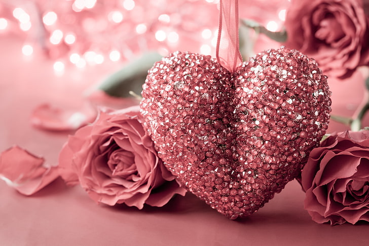 Pink hearts HD wallpapers free download | Wallpaperbetter