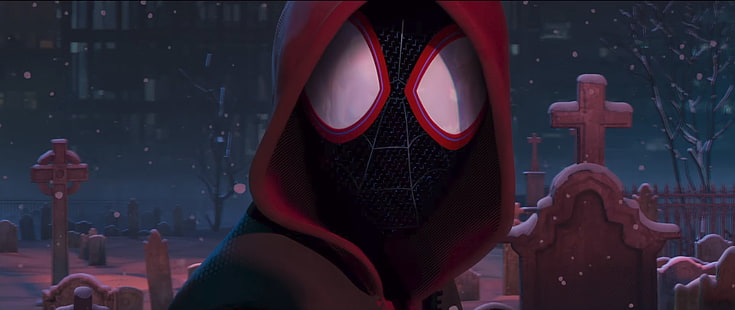 Человек-паук в стих паука, фильмы 2018 года, фильмы, человек-паук, анимационные фильмы, HD, HD обои HD wallpaper