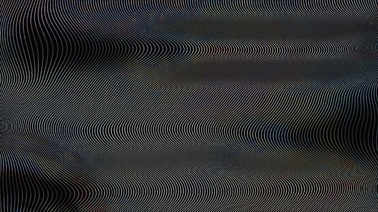 lignes, illusion d'optique, noir, Fond d'écran HD HD wallpaper