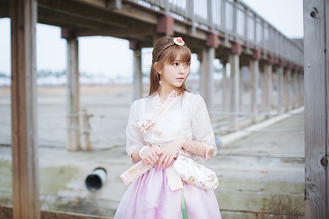 Yurisa Chan, coreana, modelo, mulheres, cosplay, HD papel de parede HD wallpaper