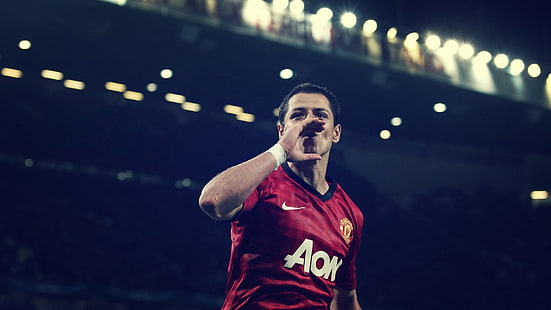 Manchester United, Javier Hernandez, Chicharito, Wallpaper HD HD wallpaper