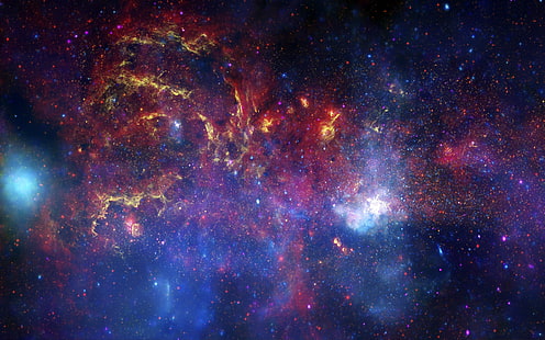 Galaxie nébuleuse colorée-Expanse Space HD Wallpaper, cosmos, Fond d'écran HD HD wallpaper