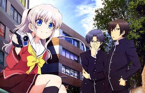 Charlotte (anime), Otosaka Yuu, Tomori Nao, Fondo de pantalla HD HD wallpaper