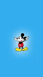 Mickey Mouse-illustration, Mickey Mouse, HD tapet HD wallpaper