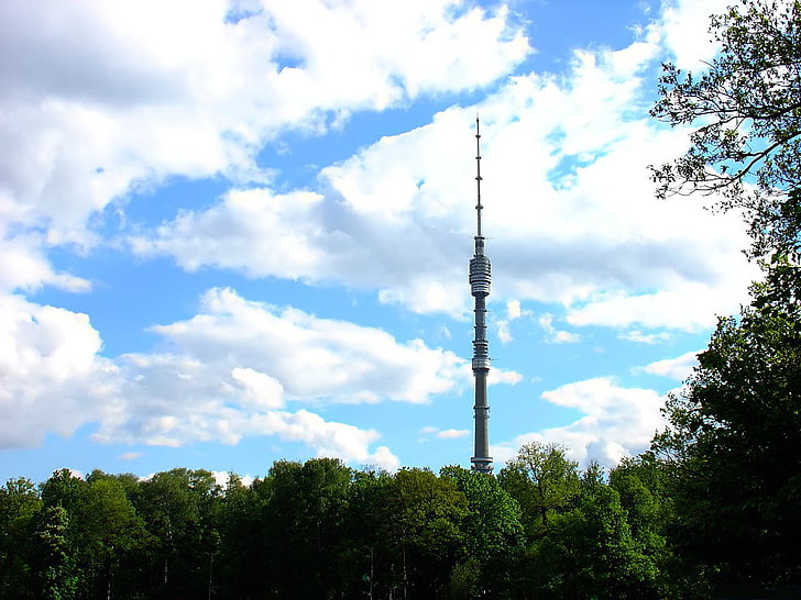 타워, 모스크바, 오 스탄 키노, HD 배경 화면
