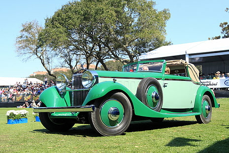 1536x1024, 1934, voiture, classique, coupe, drophead, hispano suiza, j12, rétro, sedanca, véhicule, Fond d'écran HD HD wallpaper