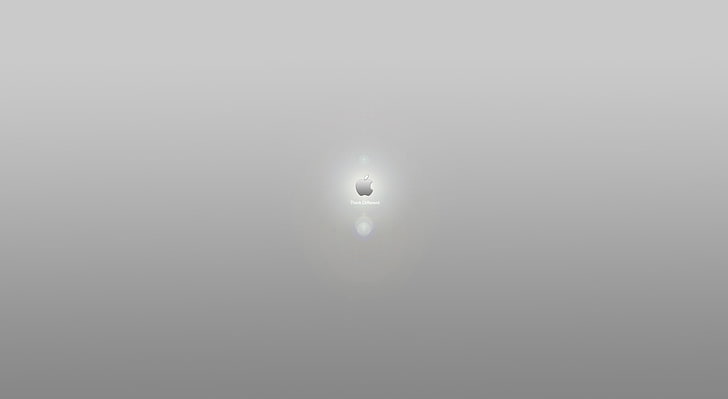 Apple - Think Different -, wallpaper Apple Mac, Komputer, Mac, Apple, Grey, berpikir berbeda, Wallpaper HD