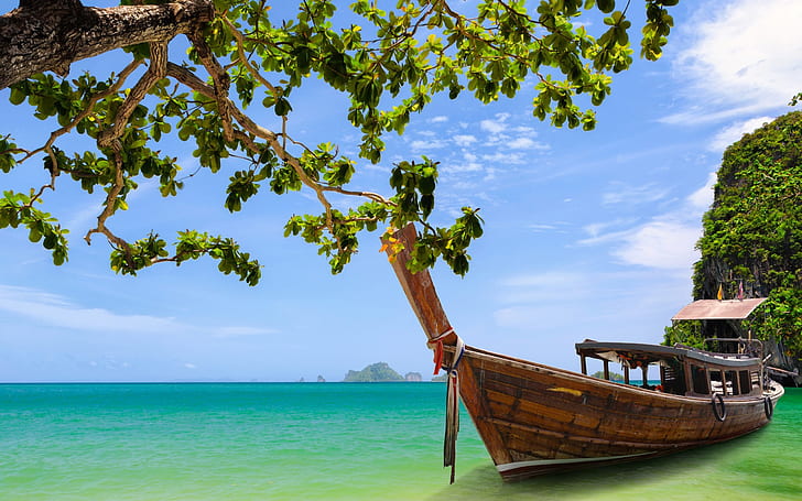 Beautiful Nature Thailand Beach Wallpaper Widescreen 98754, Fond d'écran HD