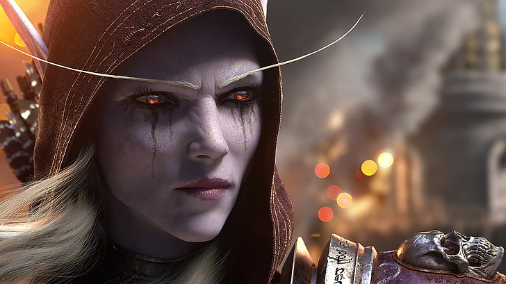 Spieleplakat, World Of Warcraft, Silvanas Windrunner, Die Schlacht um Azeroth, HD-Hintergrundbild