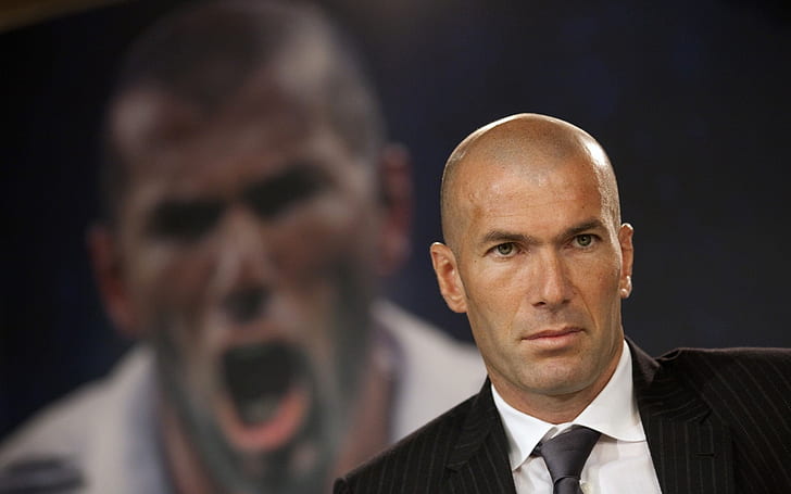 Zinedine Zidane, joueur, présent, légende, France, Fond d'écran HD