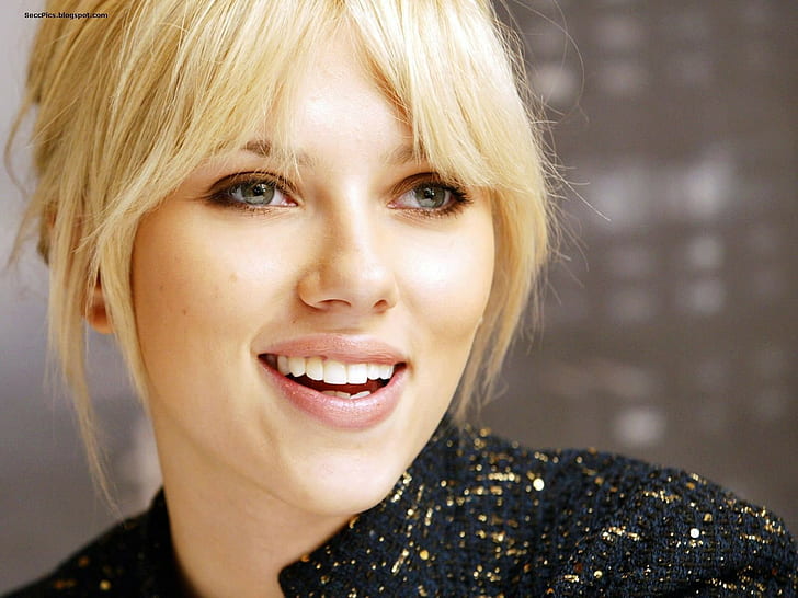 Scarlett Johansson, wanita, wajah, potret, aktris, selebriti, Wallpaper HD