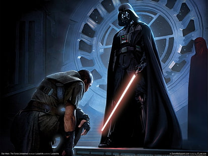 Darth Vader Force StarWars Kraft entfesselt Videospiele Star Wars HD Art, Darth Vader, Kraft, Starwars, der Lehrling, HD-Hintergrundbild HD wallpaper
