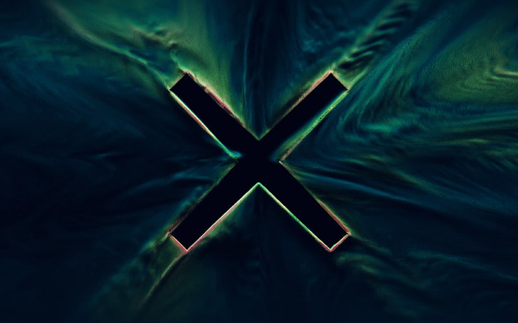 x, นามธรรม, ตัวอักษร, ภาพประกอบ, ศิลปะ, สีเขียว, วอลล์เปเปอร์ HD