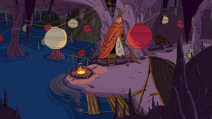 Adventure Time, paysage, Fond d'écran HD