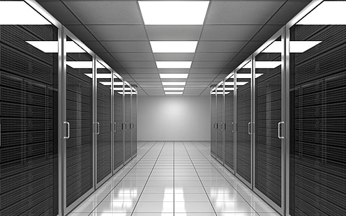 server room, data center, Technology, HD wallpaper HD wallpaper