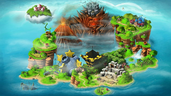Super Mario Videospiele Club Nintendo, HD-Hintergrundbild