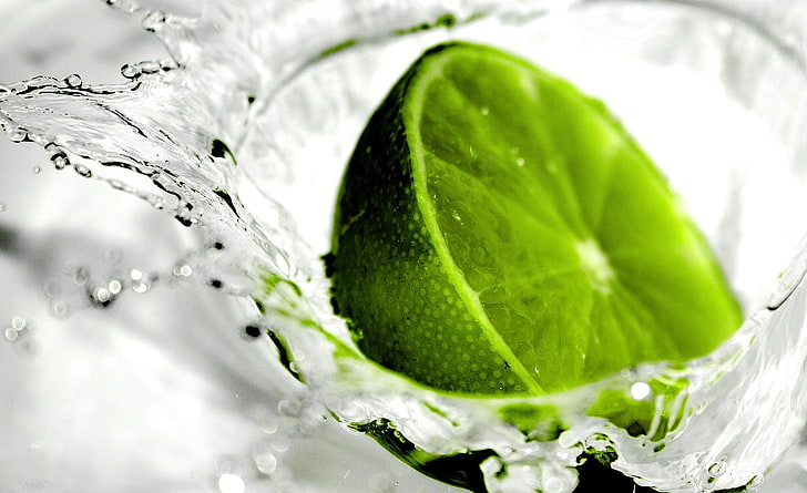 Fresh Lime HD Wallpaper, sliced green lemon, Elements, Water, Fresh, Lime, HD wallpaper