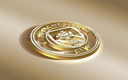 Футбол, Манчестер Сити Ф.С., Эмблема, Логотип, HD обои HD wallpaper