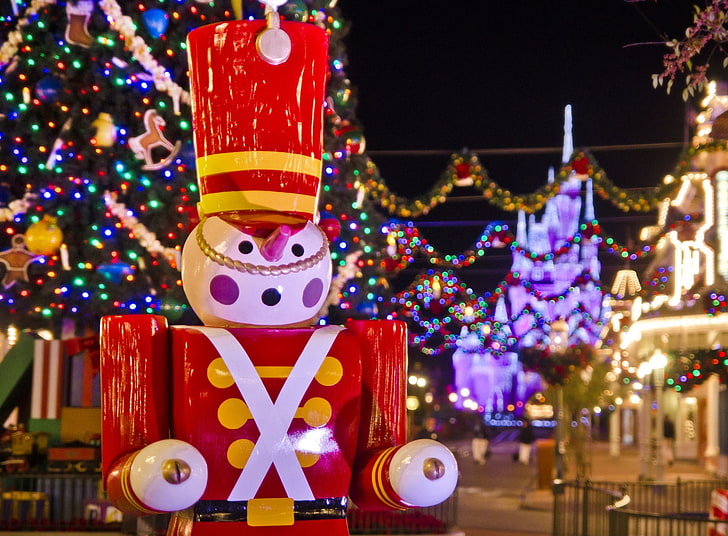 Magic Kingdom Toy Soldier, Vacaciones, Navidad, Magia, Vacaciones, Walt Disney World, Fondo de pantalla HD