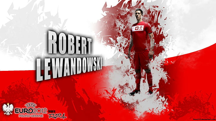 Robert Lewandowski, Poland, Polish, HD wallpaper