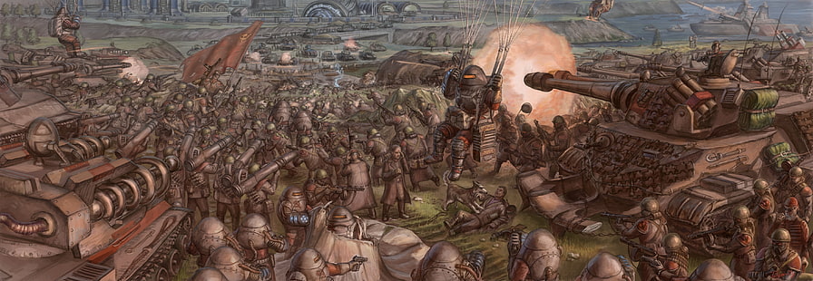 Videospiel, Befehl und Eroberung: Alarmstufe 2, Armee, Soldat, Panzer, HD-Hintergrundbild HD wallpaper