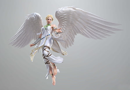 женски ангел илюстрация, видео игри, Tekken, ангел, HD тапет HD wallpaper
