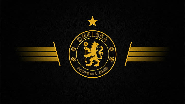 Chelsea FC Football Soccer Black Logo HD, sports, black, football, logo, soccer, fc, chelsea, HD wallpaper
