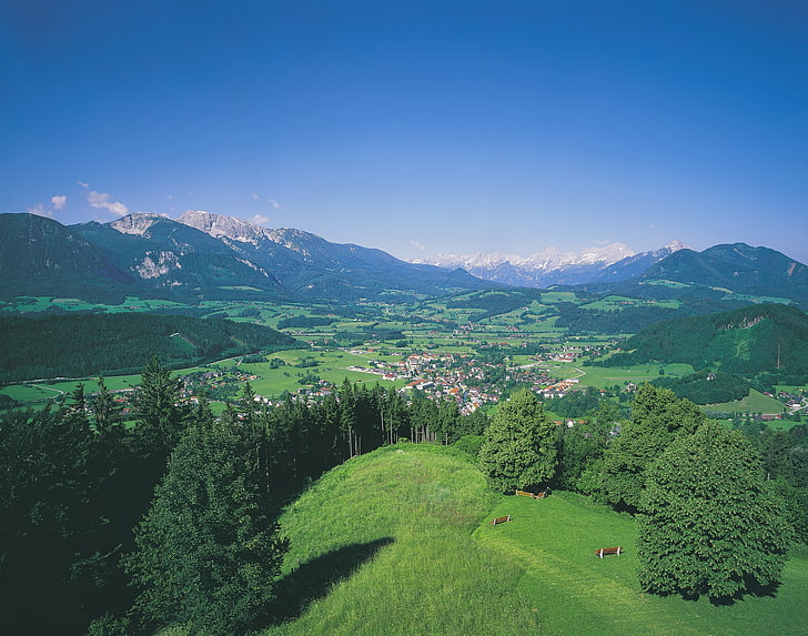 пейзаж, Австрия, природа, HD тапет