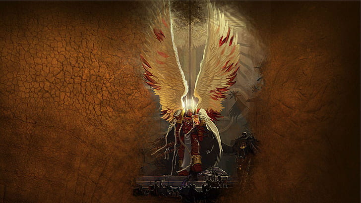 Sanguinius - Warhammer 40.000, póster del juego warhammer 40k, juegos, 1920x1080, warhammer, warhammer 40k, warhammer 40.000, sanguinius, Fondo de pantalla HD