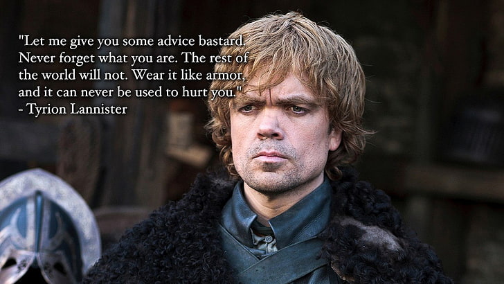 Tyrion Lannister, Game of Thrones, Tyrion Lannister, quote, Peter Dinklage, HD wallpaper