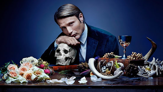 Mads Mikkelsen, Hannibal, Hannibal Lecter, Mads Mikkelsen, HD-Hintergrundbild HD wallpaper