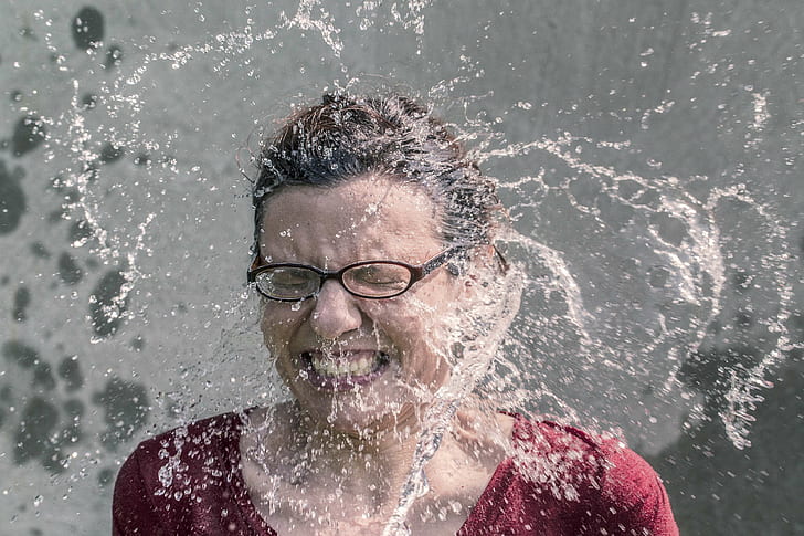 als, als ice bucket challenge, bucket challenge, clean, cold, cool down, expression, face, female, freshness, fun, funny, girl, glasses, grimace, hair, ice bucket challenge, ice water, liquid, mouth, people, refreshm, HD wallpaper