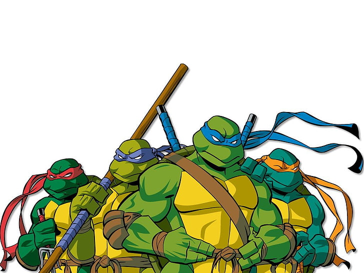 TMNT illustration, Comics, TMNT, Donatello (TMNT), Leonardo (TMNT), Michelangelo (TMNT), Raphael (TMNT), HD wallpaper
