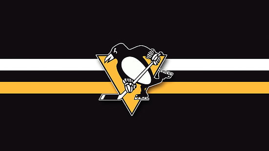 Питтсбург Пингвинз логотип, Питтсбург Пингвинз, Хоккей, HD обои HD wallpaper