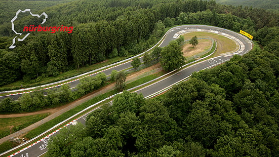 carrusel, เส้นโค้ง, nordschleife, nurburgring, วอลล์เปเปอร์ HD HD wallpaper
