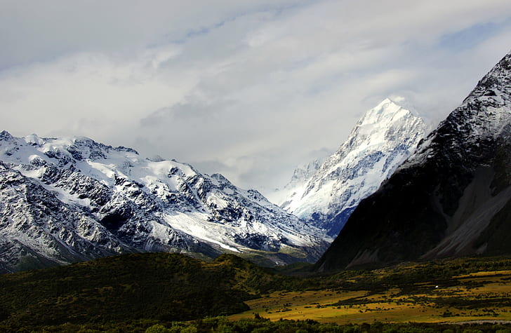 الجبل الجليدي تحت السماء البيضاء ، aoraki / mount cook ، aoraki / mount cook ، Aoraki / Mount Cook ، نيوزيلندا ، نهر جليدي ، جبل ، ثلج ، جبال الألب ، حدائق وطنية ، الجزيرة الجنوبية ، Sony DSLR-A580 ، المجال العام ، الإهداء ، CC0 ، الموقع الجغرافي ، الصور ، الطبيعة ، المناظر الطبيعية ، في الهواء الطلق ، قمة الجبل ، المناظر الطبيعية، خلفية HD