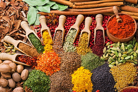 herbs and spices, HD wallpaper HD wallpaper