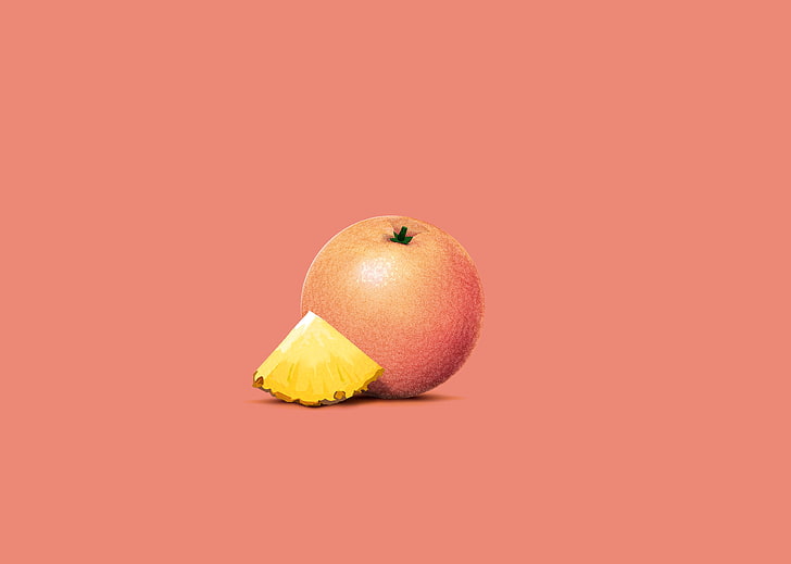 Grapefruit, 4K, HD wallpaper