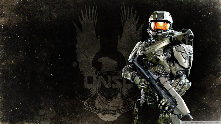 Tapeta Halo Master Chief, Halo, Master Chief, Halo 4, Xbox One, Halo: Master Chief Collection, gry wideo, grafika, UNSC, Tapety HD