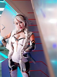 Kiana Kaslana, cosplay, Guns Girl - School Day Z, Fond d'écran HD HD wallpaper