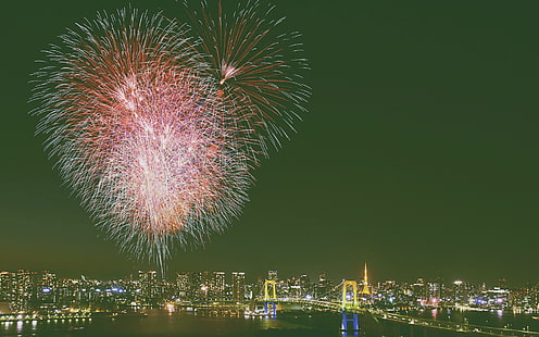 fireworks, HD wallpaper HD wallpaper