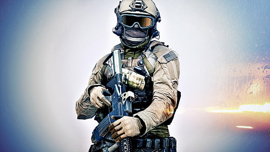 Battlefield, Battlefield 4, Soldier, Weapon, HD wallpaper HD wallpaper