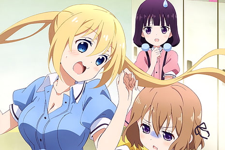 Anime, Blend S, Kaho Hinata, Mafuyu Hoshikawa, Maika Sakuranomiya, Wallpaper HD HD wallpaper